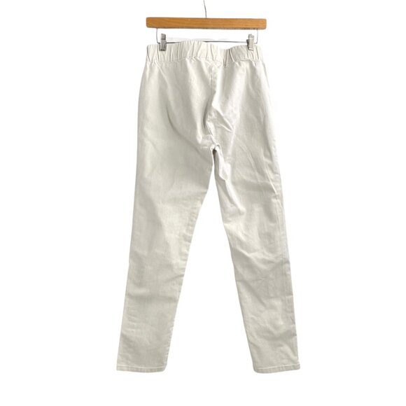 Soft Surroundings Ivory Metro Leggings Pants Womens Size Small Buttons Pull-On - Picture 3 of 10